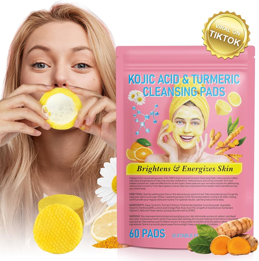 turmeric acid cleansing pads